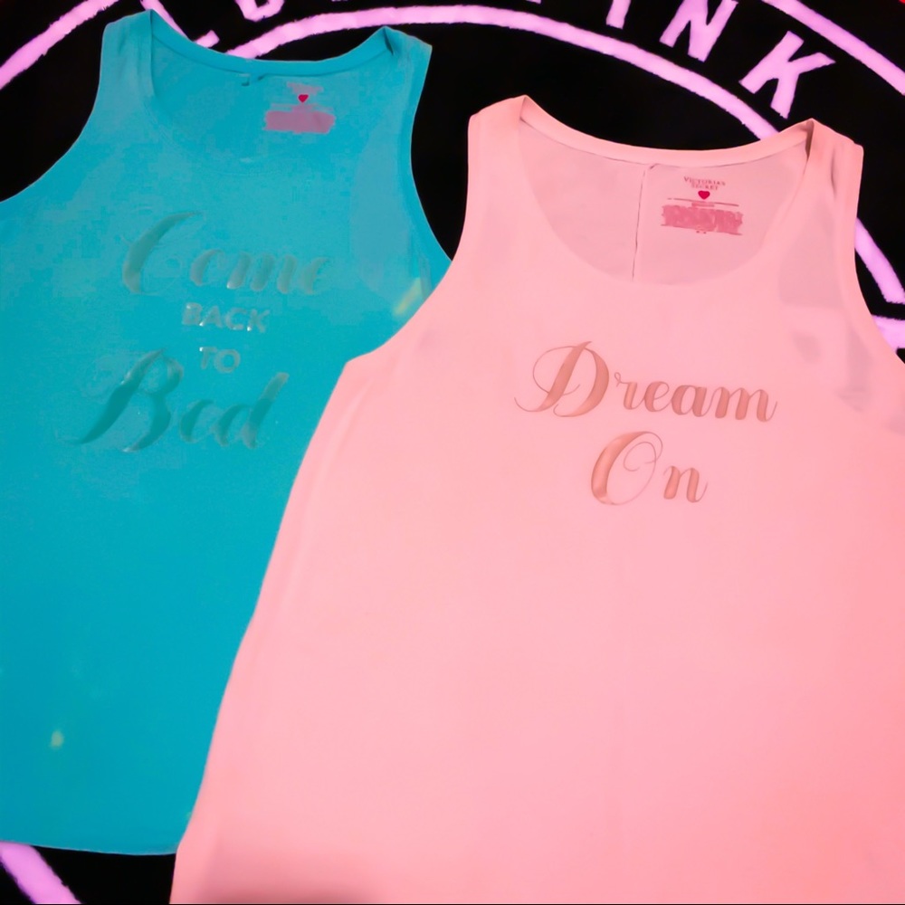 Victoria’s Secret Pink Sleepwear Aqua Tank Top
